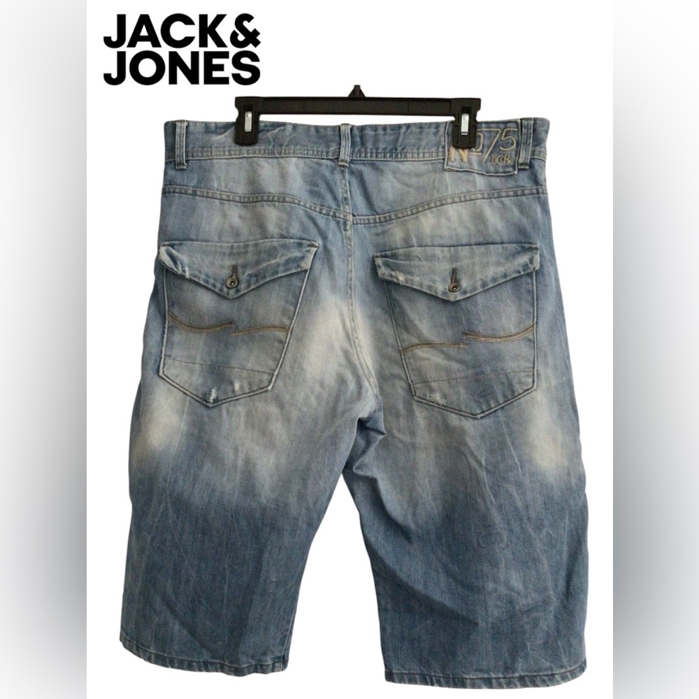 πJACK & JONES Light Blue Relaxed Men's Denim Shorts